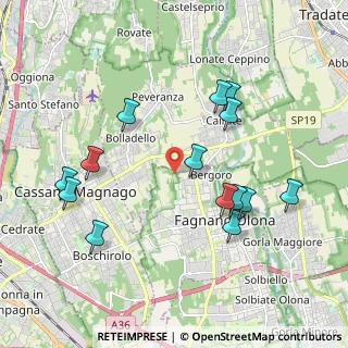 Mappa Via Benedetto Croce, 21054 Fagnano Olona VA, Italia (2.02571)