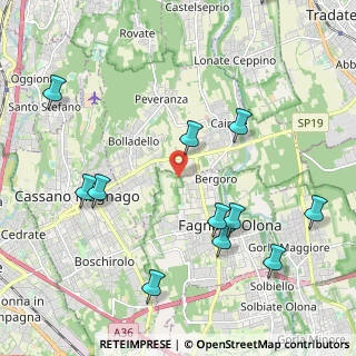 Mappa Via Benedetto Croce, 21054 Fagnano Olona VA, Italia (2.53333)