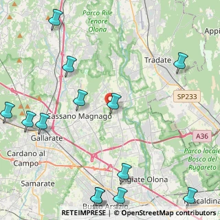 Mappa Via Benedetto Croce, 21054 Fagnano Olona VA, Italia (6.20615)