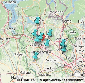 Mappa Via Benedetto Croce, 21054 Fagnano Olona VA, Italia (9.46545)