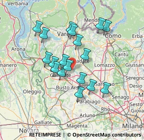 Mappa Via Benedetto Croce, 21054 Fagnano Olona VA, Italia (11.985)