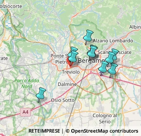 Mappa Ss 671 Km 0+750, 24035 Curno BG, Italia (5.84727)