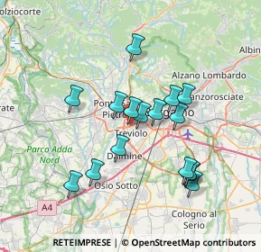 Mappa Ss 671 Km 0+750, 24035 Curno BG, Italia (6.36875)