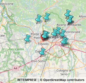 Mappa Ss 671 Km 0+750, 24035 Curno BG, Italia (5.98353)