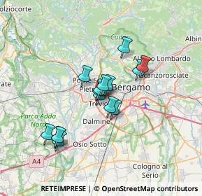 Mappa Ss 671 Km 0+750, 24035 Curno BG, Italia (5.11667)