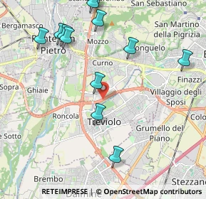 Mappa Ss 671 Km 0+750, 24035 Curno BG, Italia (2.39583)