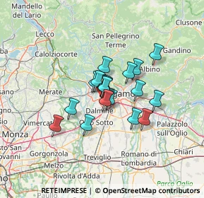 Mappa Ss 671 Km 0+750, 24035 Curno BG, Italia (8.70278)