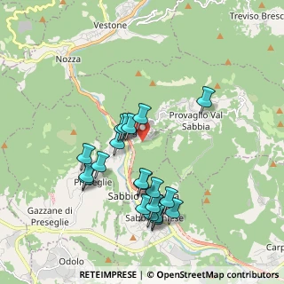 Mappa Via Provinciale, 25070 Barghe BS, Italia (1.823)