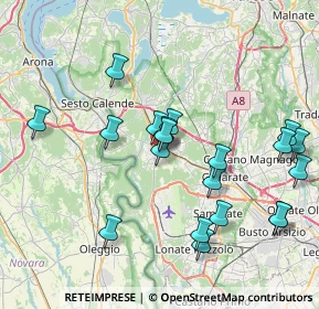 Mappa Via Palestro, 21019 Somma Lombardo VA, Italia (7.989)