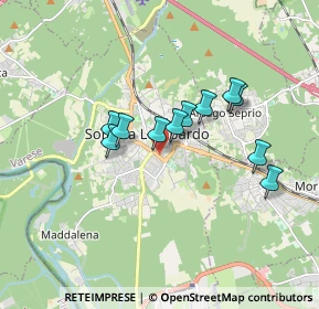 Mappa Via Palestro, 21019 Somma Lombardo VA, Italia (1.36182)