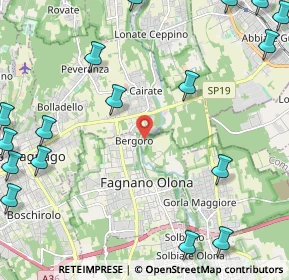 Mappa Via Opifici Valle, 21054 Fagnano Olona VA, Italia (3.30412)