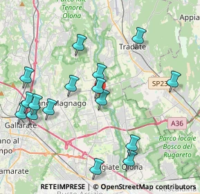 Mappa Via Opifici Valle, 21054 Fagnano Olona VA, Italia (4.41563)