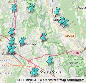 Mappa Via Opifici Valle, 21054 Fagnano Olona VA, Italia (5.27688)