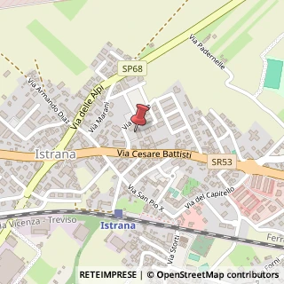 Mappa Piazza Davide Franceschetti, 5, 31036 Istrana, Treviso (Veneto)