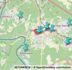 Mappa Via Morgampo, 21019 Somma Lombardo VA, Italia (2.3075)