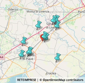 Mappa Via Livenza, 30022 Ceggia VE, Italia (6.21545)