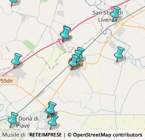 Mappa Via Livenza, 30022 Ceggia VE, Italia (5.04)