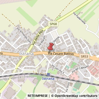 Mappa Via Cesare Battisti,  12, 31036 Istrana, Treviso (Veneto)