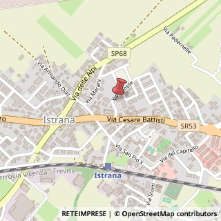 Mappa Piazza Franceschetti, 2, 31036 Istrana, Treviso (Veneto)