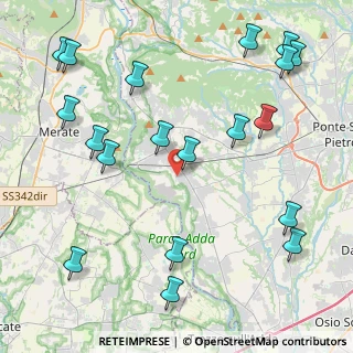 Mappa Via Gioacchino Rossini, 24030 Solza BG, Italia (5.35684)