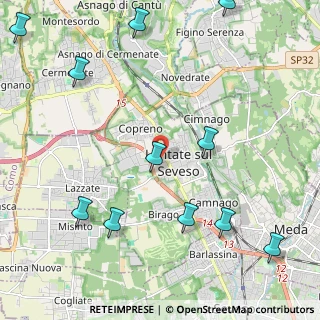 Mappa Via Privata Ugo Foscolo, 20823 Lentate sul Seveso MB, Italia (2.82818)