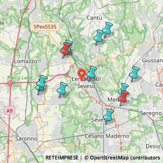 Mappa Via Privata Ugo Foscolo, 20823 Lentate sul Seveso MB, Italia (4.0175)
