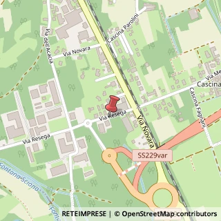 Mappa Via Resega, 17, 28021 Borgomanero, Novara (Piemonte)