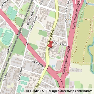 Mappa Via Varese, 34, 21013 Gallarate, Varese (Lombardia)