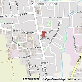 Mappa Via Trieste, 6, 24040 Bonate Sopra BG, Italia, 24040 Bonate Sopra, Bergamo (Lombardia)