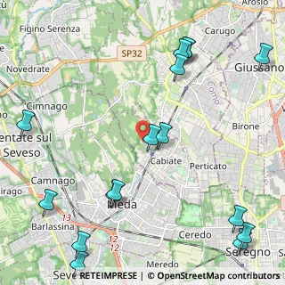 Mappa Via San Martino della Battaglia, 22060 Cabiate CO, Italia (2.98063)