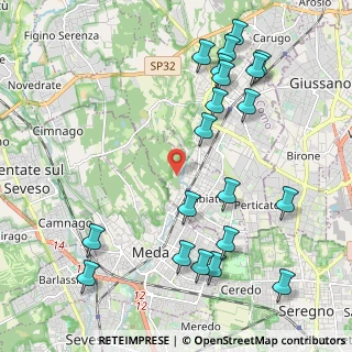 Mappa Via San Martino della Battaglia, 22060 Cabiate CO, Italia (2.479)