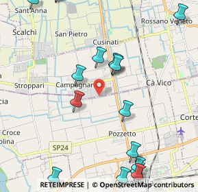 Mappa Via Laghi, 35013 Cittadella PD, Italia (2.918)