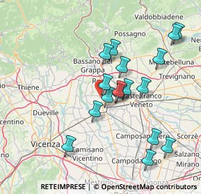 Mappa Via Laghi, 35013 Cittadella PD, Italia (14.31529)