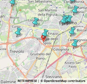 Mappa Via per Curnasco, 24127 Bergamo BG, Italia (2.6)