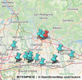 Mappa Via per Curnasco, 24127 Bergamo BG, Italia (17.904)