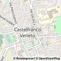 Hartă Castelfranco Veneto