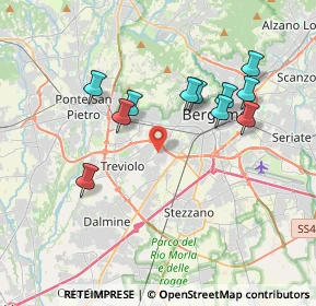 Mappa SP 152, 24048 Treviolo BG (3.48818)