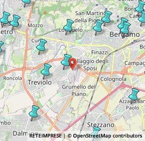 Mappa SP 152, 24048 Treviolo BG (3.16)