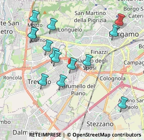 Mappa SP 152, 24048 Treviolo BG (2.00214)