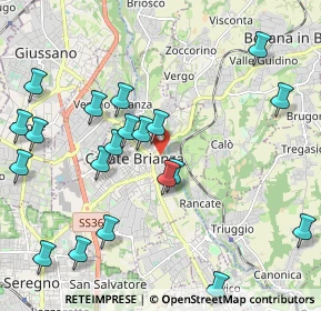 Mappa Via Ortigara, 20841 Carate Brianza MB, Italia (2.3825)