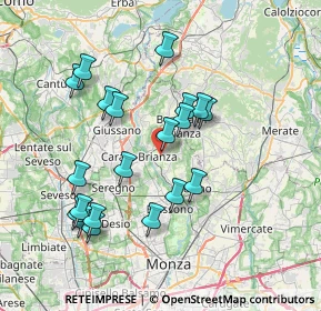 Mappa Via Lovati, 20842 Besana in Brianza MB, Italia (7.181)