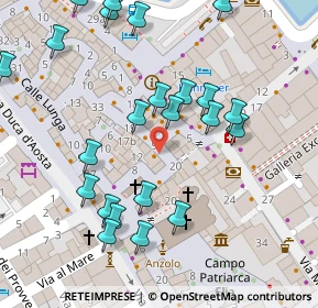 Mappa Piazza Duca D'Aosta, 34073 Grado GO, Italia (0.07083)
