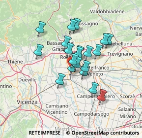 Mappa Via Rossano, 35013 Cittadella PD, Italia (10.12)