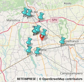 Mappa Via Rossano, 35013 Cittadella PD, Italia (5.99182)