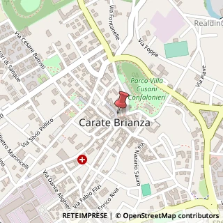 Mappa Via Isabella Buttafava, 1, 20841 Carate Brianza, Monza e Brianza (Lombardia)