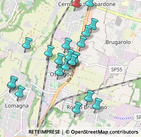 Mappa De capitani, 23871 Osnago LC, Italia (0.9275)