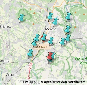Mappa De capitani, 23871 Osnago LC, Italia (3.29)