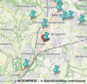 Mappa De capitani, 23871 Osnago LC, Italia (2.42083)