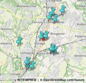 Mappa De capitani, 23871 Osnago LC, Italia (1.86692)