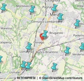 Mappa De capitani, 23871 Osnago LC, Italia (2.97429)